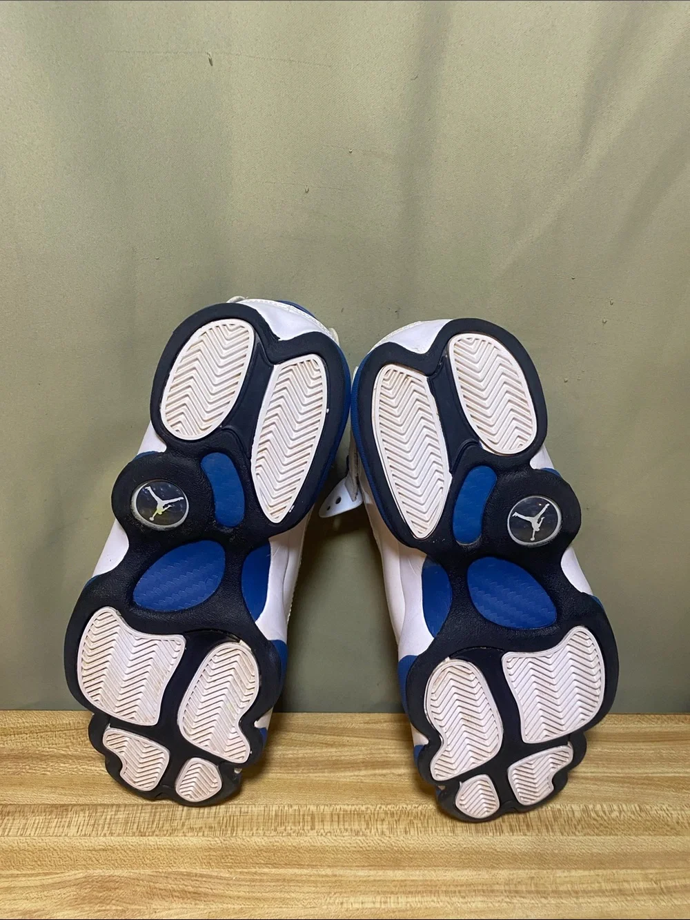 Jordan 6 Rings White Marina Blue 322992-114 Mens Basketball Shoes size 8